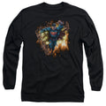 Superman Blasting Through Long Sleeve T-Shirt