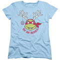 Teenage Mutant Ninja Turtles Ho Ho Heroes Christmas Reindeer Womens T-Shirt
