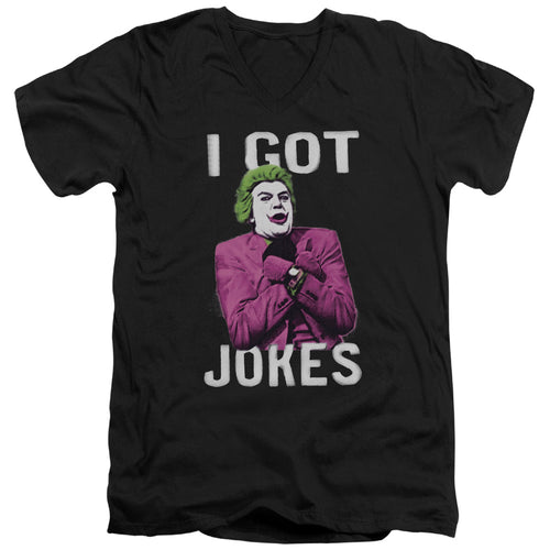Batman Got Jokes V-Neck T-Shirt