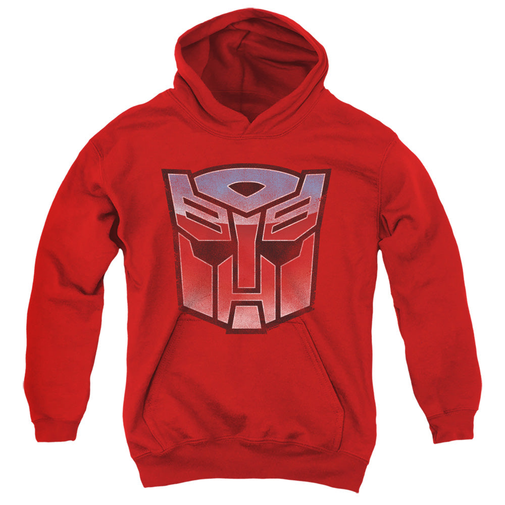 Transformers Vintage Autobot Logo Red Youth Hoodie