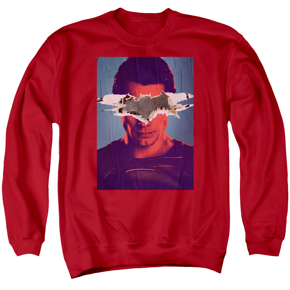 Batman v Superman Superman Poster Crewneck Sweatshirt