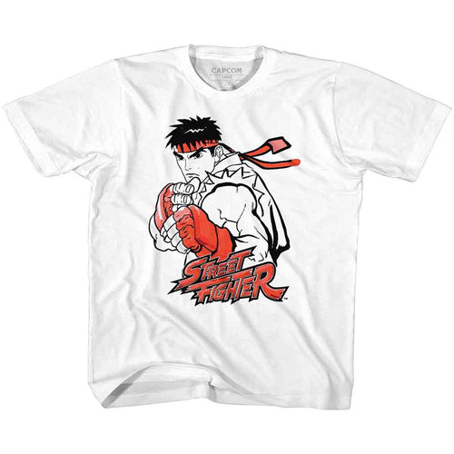 Street Fighter Ryu Red Youth/Toddler T-Shirt
