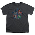 Justice League Four Heroes Youth/Toddler T-Shirt