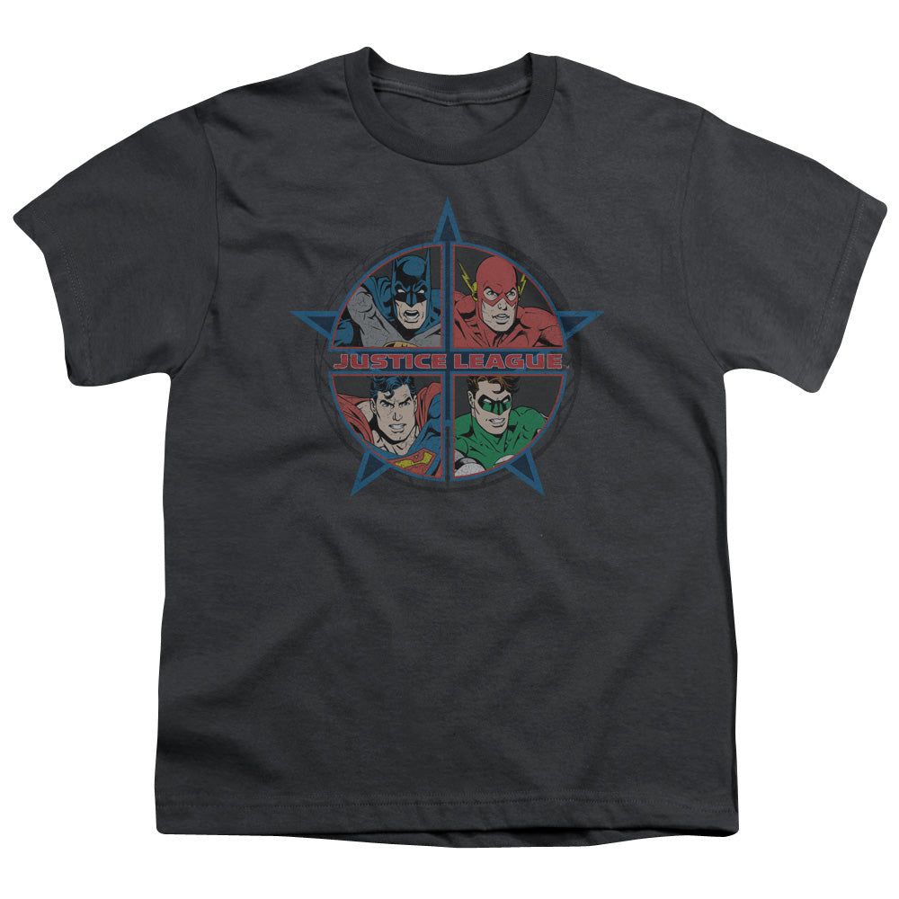 Justice League Four Heroes Youth/Toddler T-Shirt