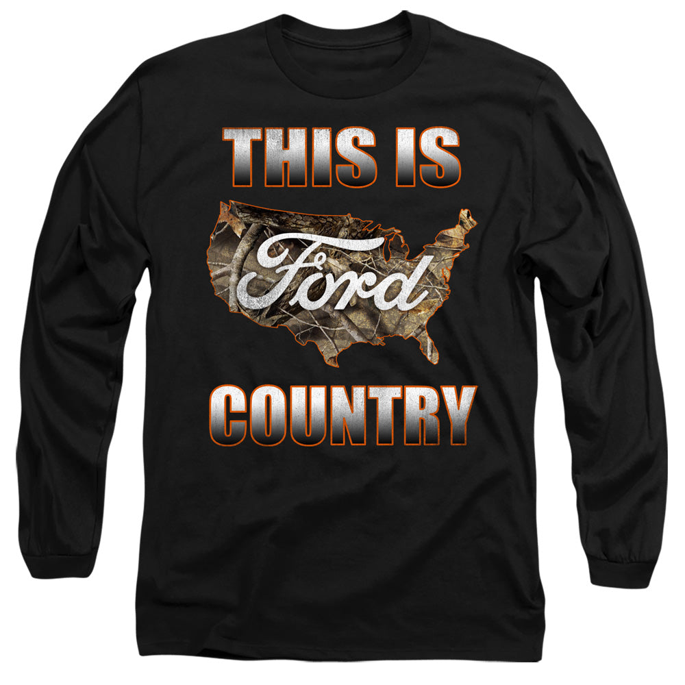 Ford Go Further Orange Camo Long Sleeve T-Shirt