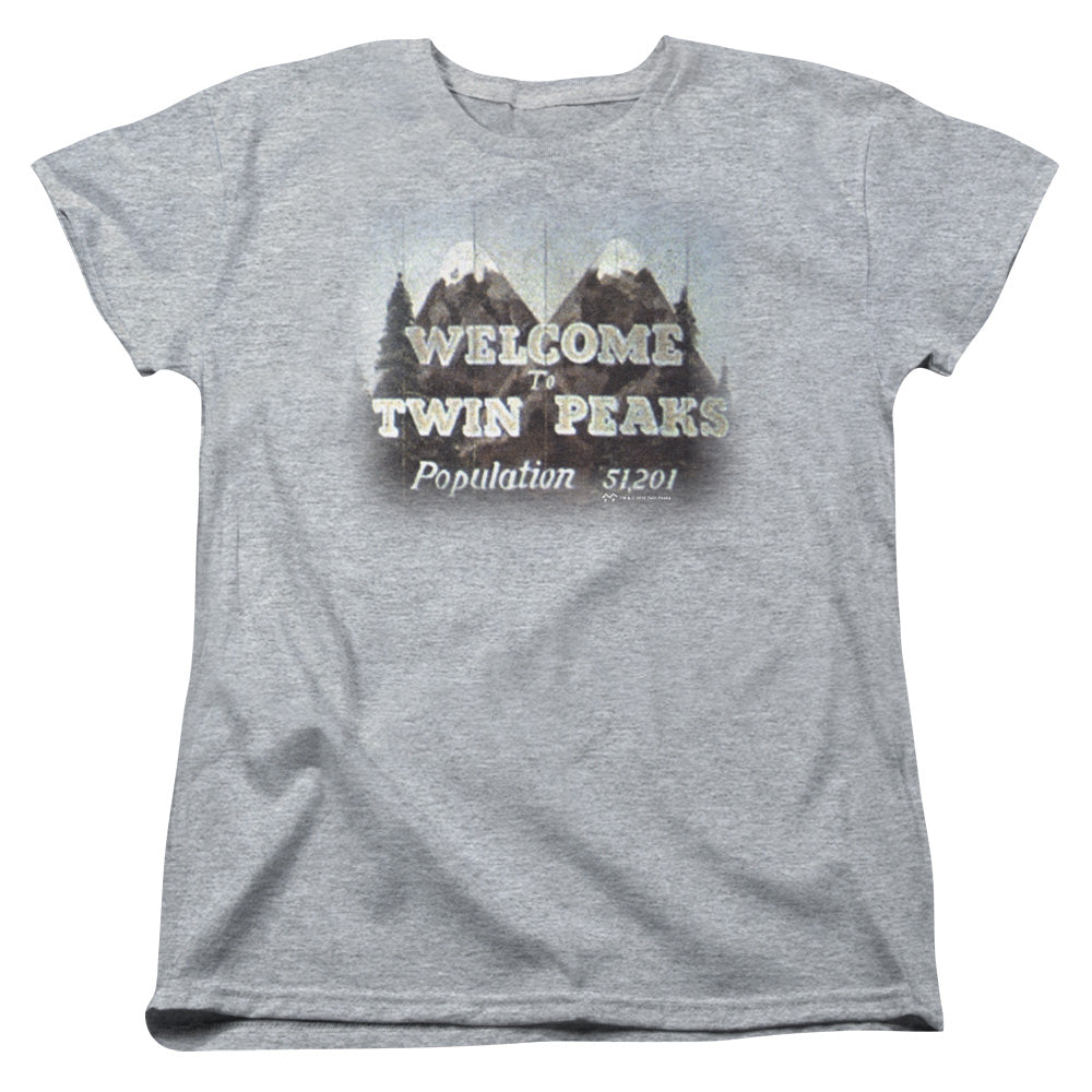 Welcome to Twin Peaks Womens T-Shirt