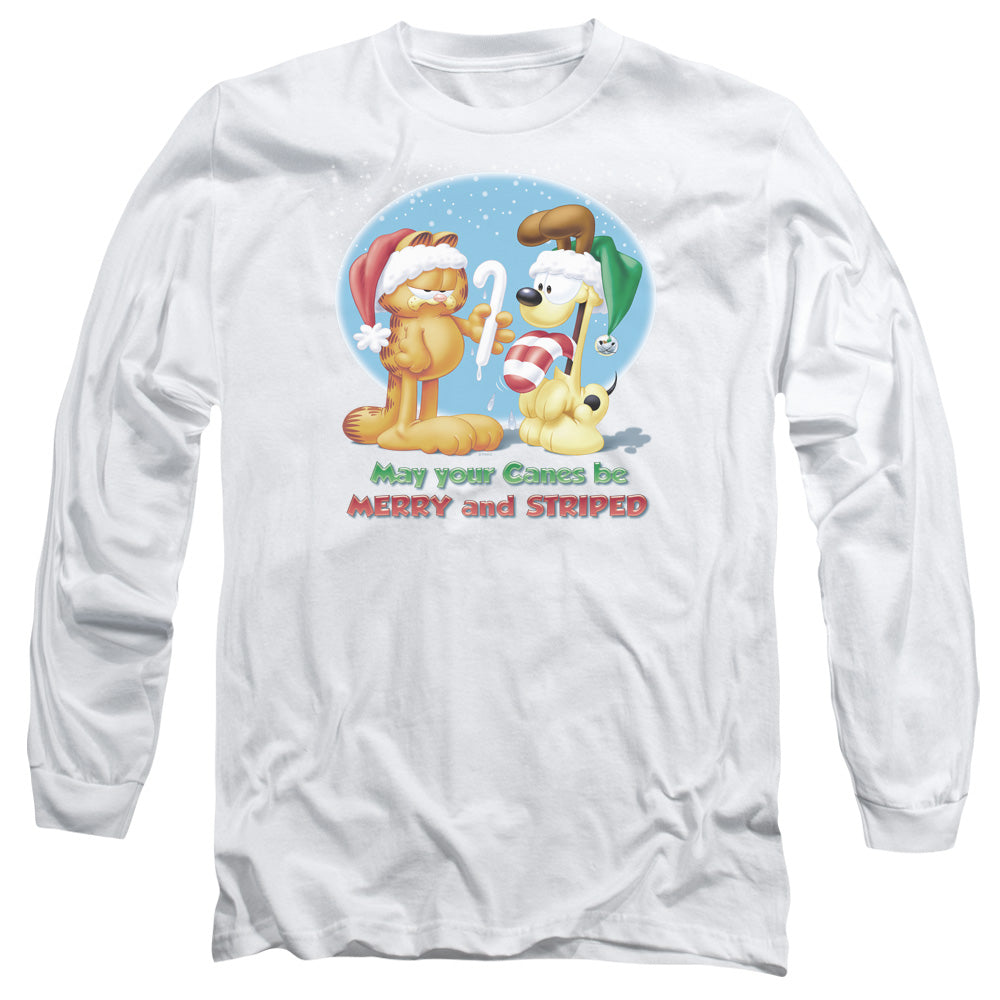 Garfield Merry And Striped Long Sleeve T-Shirt