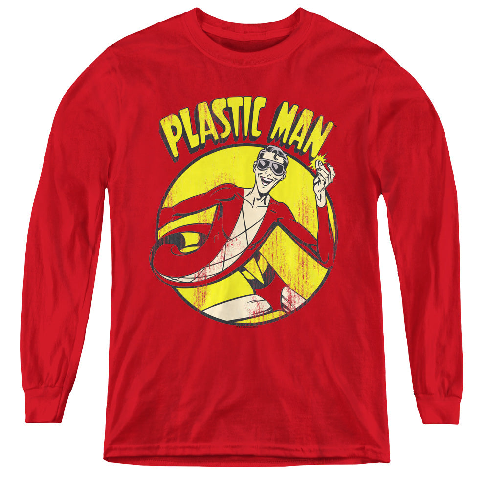DC Comics Plastic Man Youth Long Sleeve T-Shirt