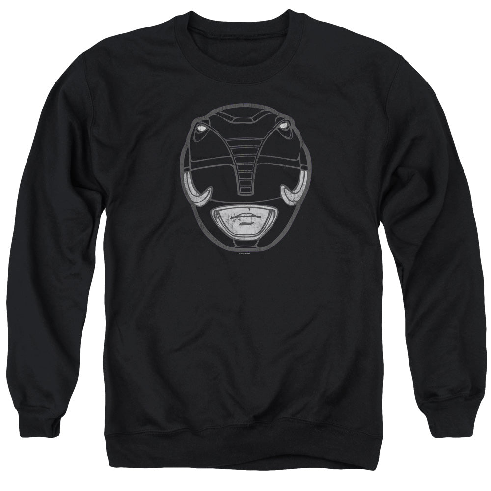 Mighty Morphin Power Rangers Black Ranger Mask Crewneck Sweatshirt