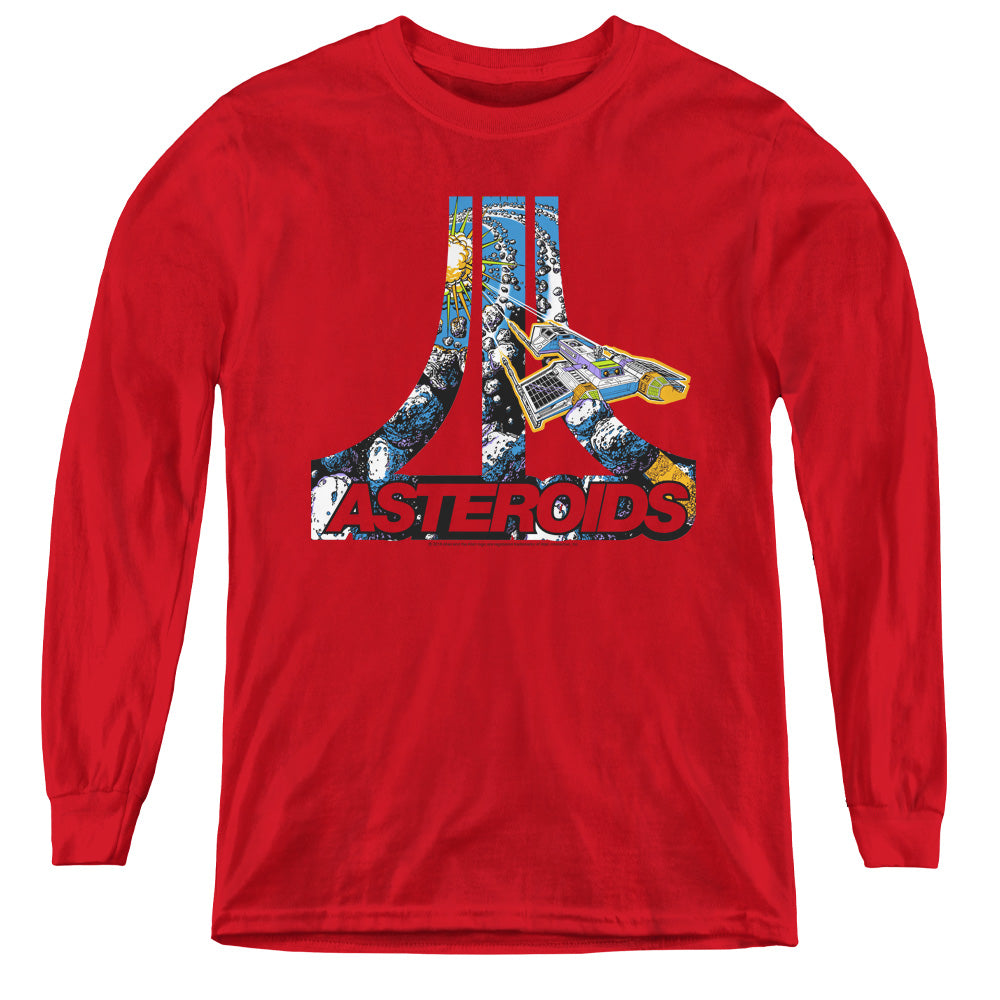 Asteroids Atari Youth Long Sleeve T-Shirt