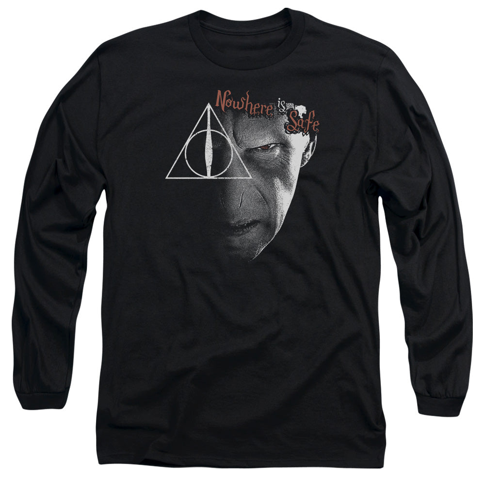 Harry Potter Nowhere Is Safe Long Sleeve T-Shirt