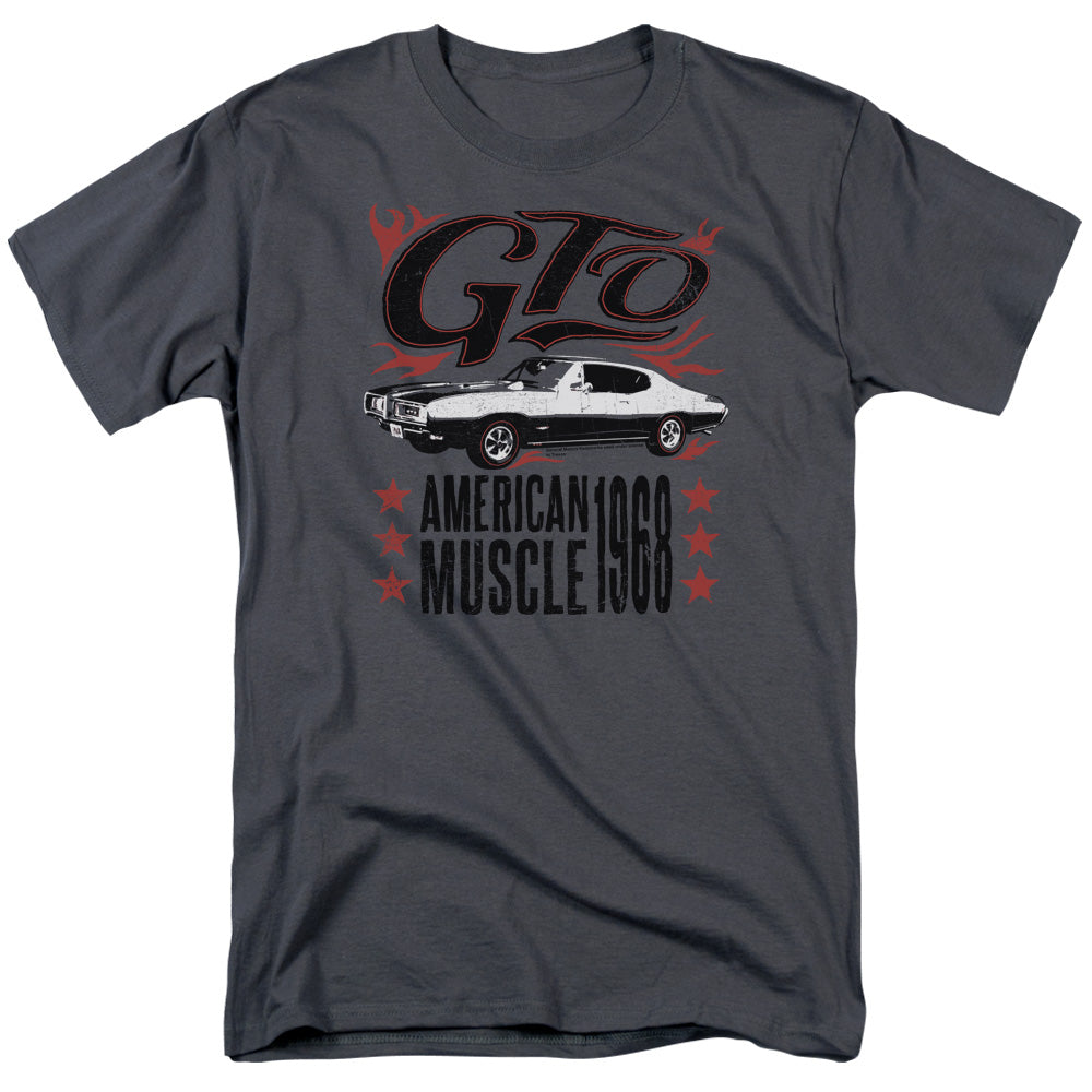Pontiac Gto Flames Black T-Shirt