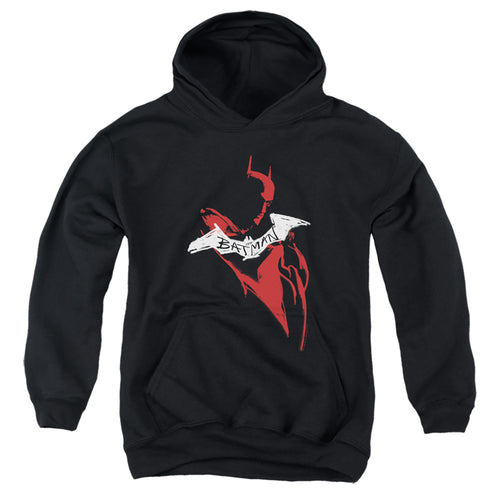 The Batman Hand Drawn Silhouette Youth Hoodie