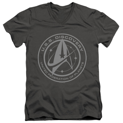 Star Trek Discovery Crest V-Neck T-Shirt