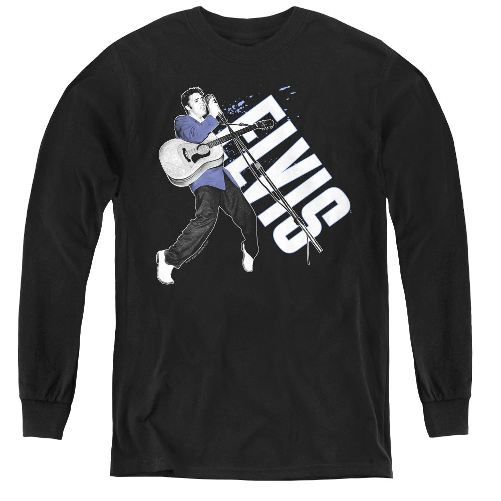 Elvis Presley On His Toes Youth Long Sleeve T-Shirt
