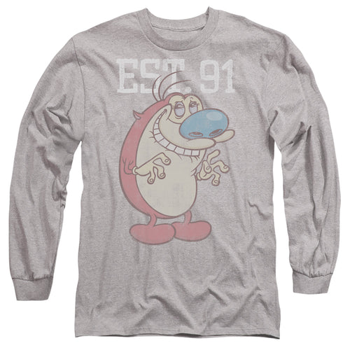Ren and Stimpy Stimpy Est. 91 Long Sleeve T-Shirt