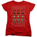 Justice League Justice Shields Christmas Sweater 
 
 Womens T-Shirt