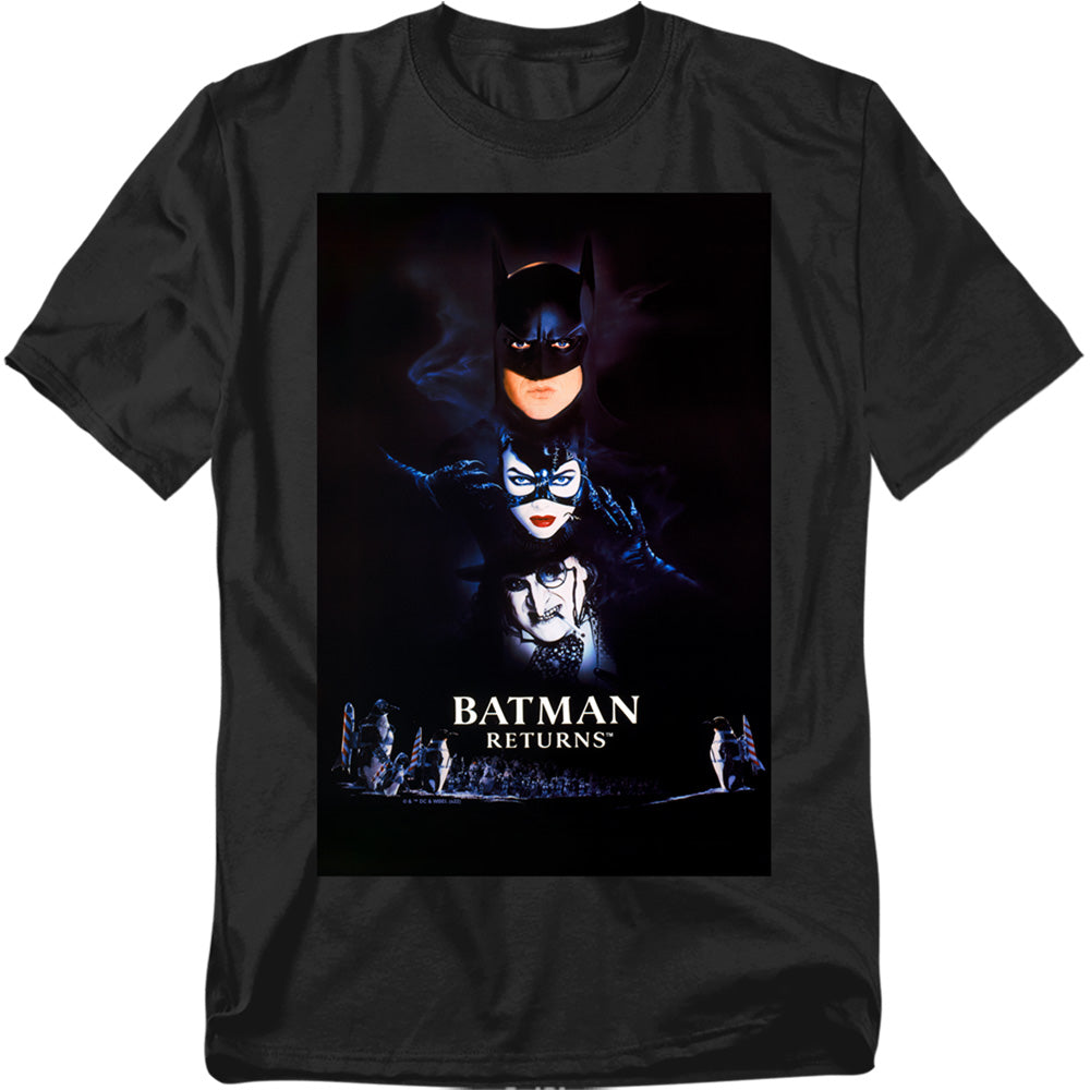 Batman Batman Catwoman Penguin Poster T-Shirt