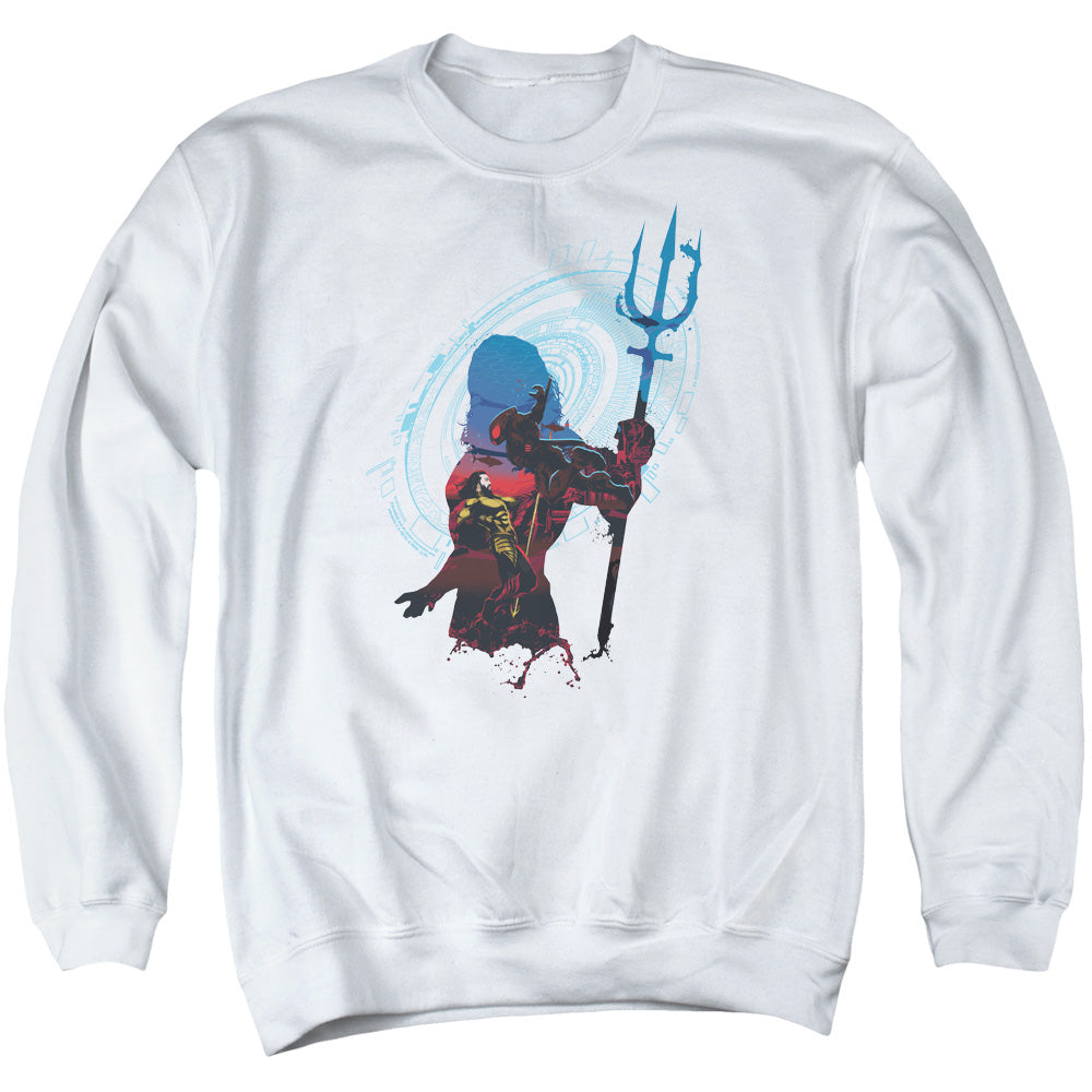 Aquaman Silhouette Crewneck Sweatshirt