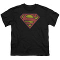 DC Comics Retro Supes Logo Distressed Youth/Toddler T-Shirt