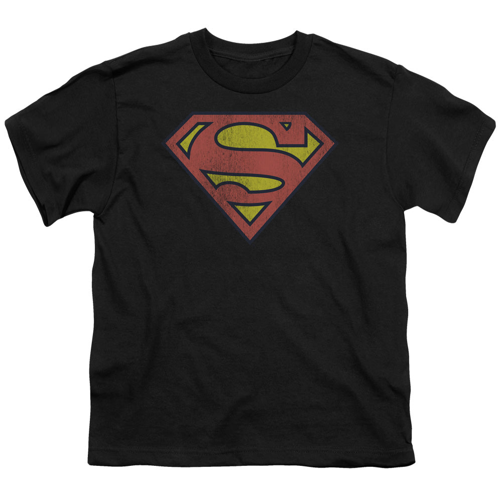 DC Comics Retro Supes Logo Distressed Youth/Toddler T-Shirt