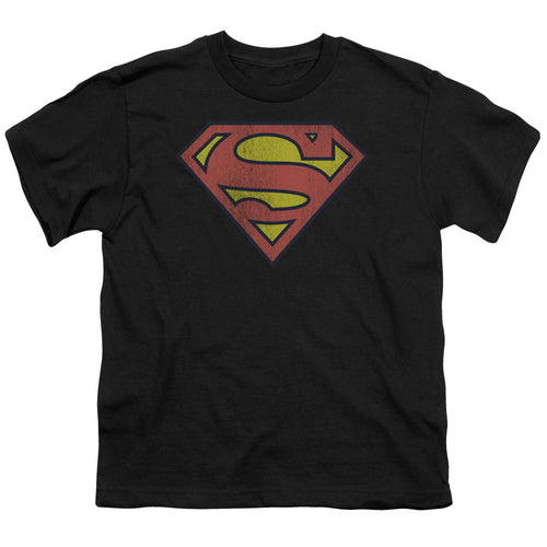 DC Comics Retro Supes Logo Distressed Youth/Toddler T-Shirt