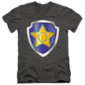 Paw Patrol Chase Badge V-Neck T-Shirt