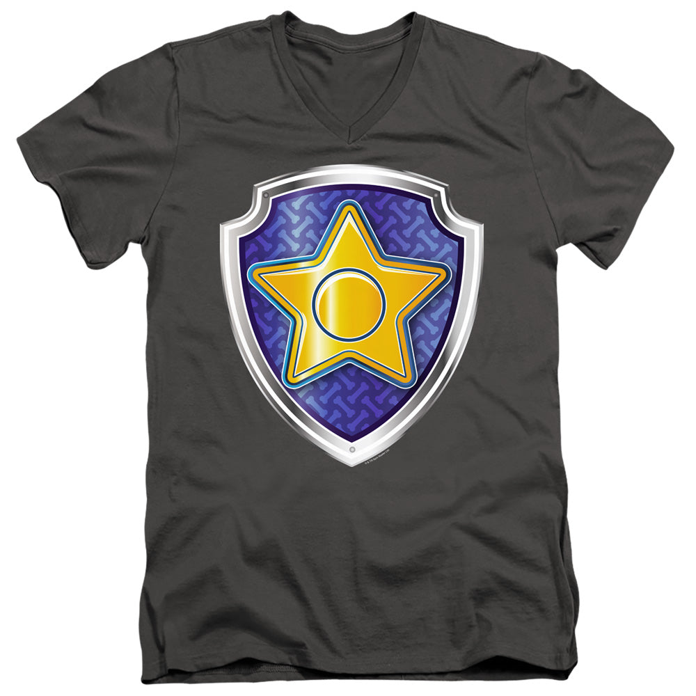 Paw Patrol Chase Badge V-Neck T-Shirt
