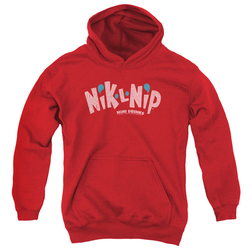 Dubble Bubble Nik-L-Nip Distressed Logo Youth Hoodie