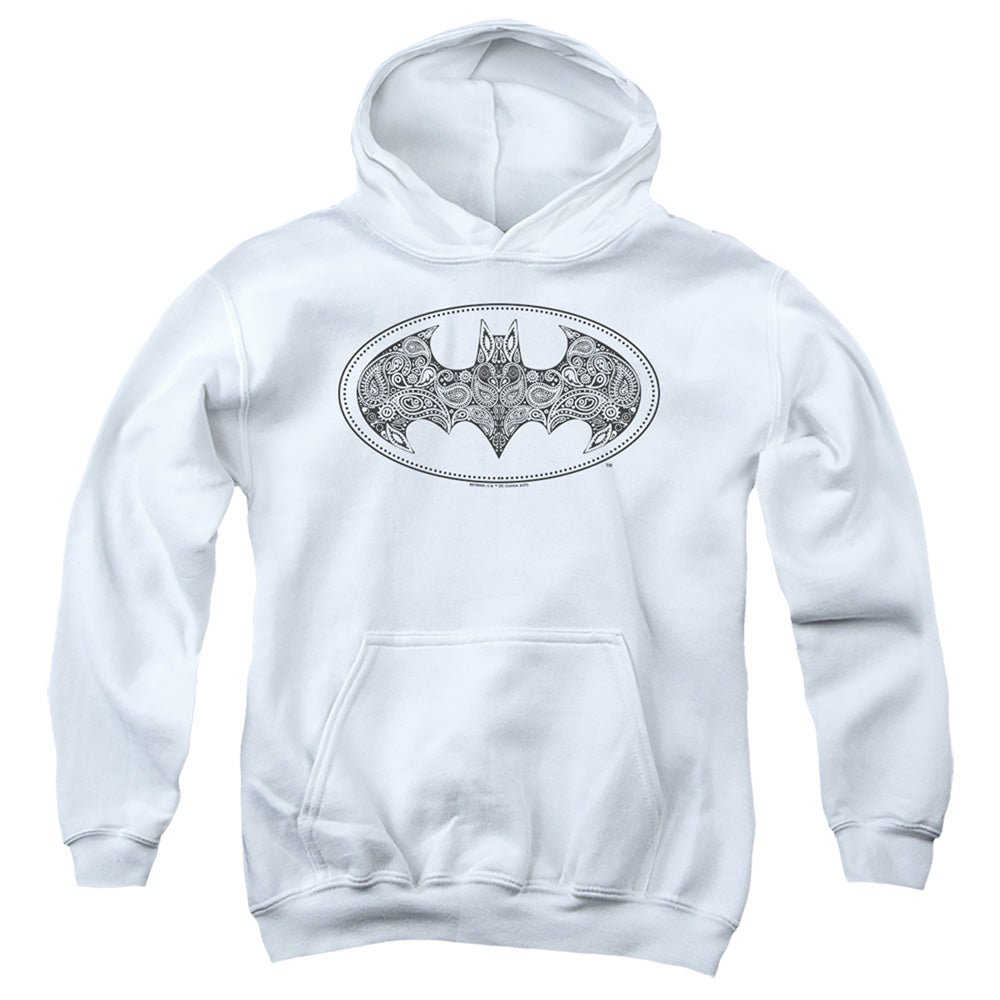 Batman Paisley Logo Youth Hoodie