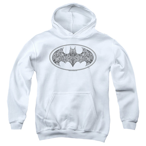 Batman Paisley Logo Youth Hoodie