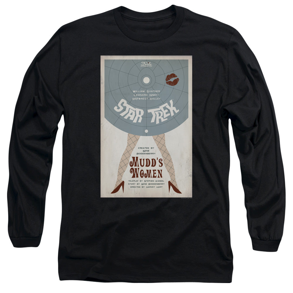 Star Trek Mudd's Women Black Long Sleeve T-Shirt