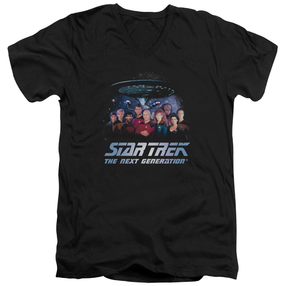 Star Trek TNG Space Group V-Neck T-Shirt