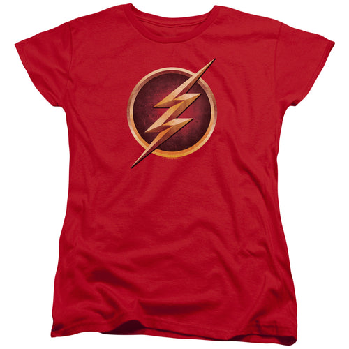 The Flash Chest Logo Womens T-Shirt