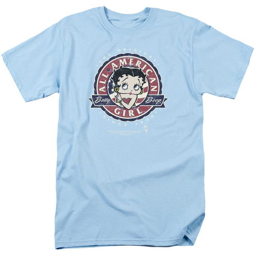 Betty Boop All American Girl Badge T-Shirt