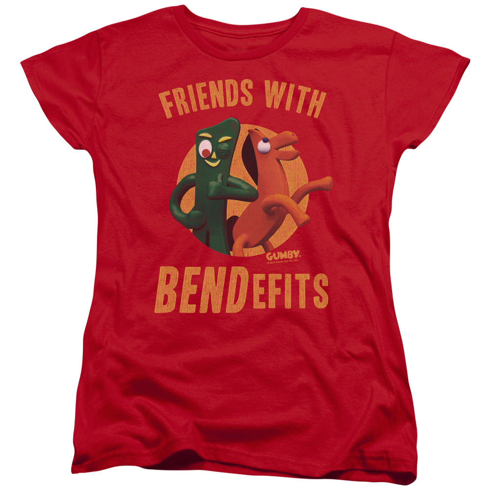 Gumby Bendefits Womens T-Shirt