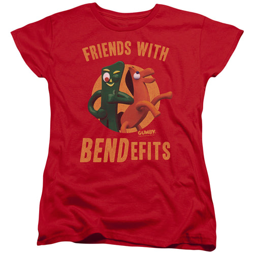 Gumby Bendefits Womens T-Shirt