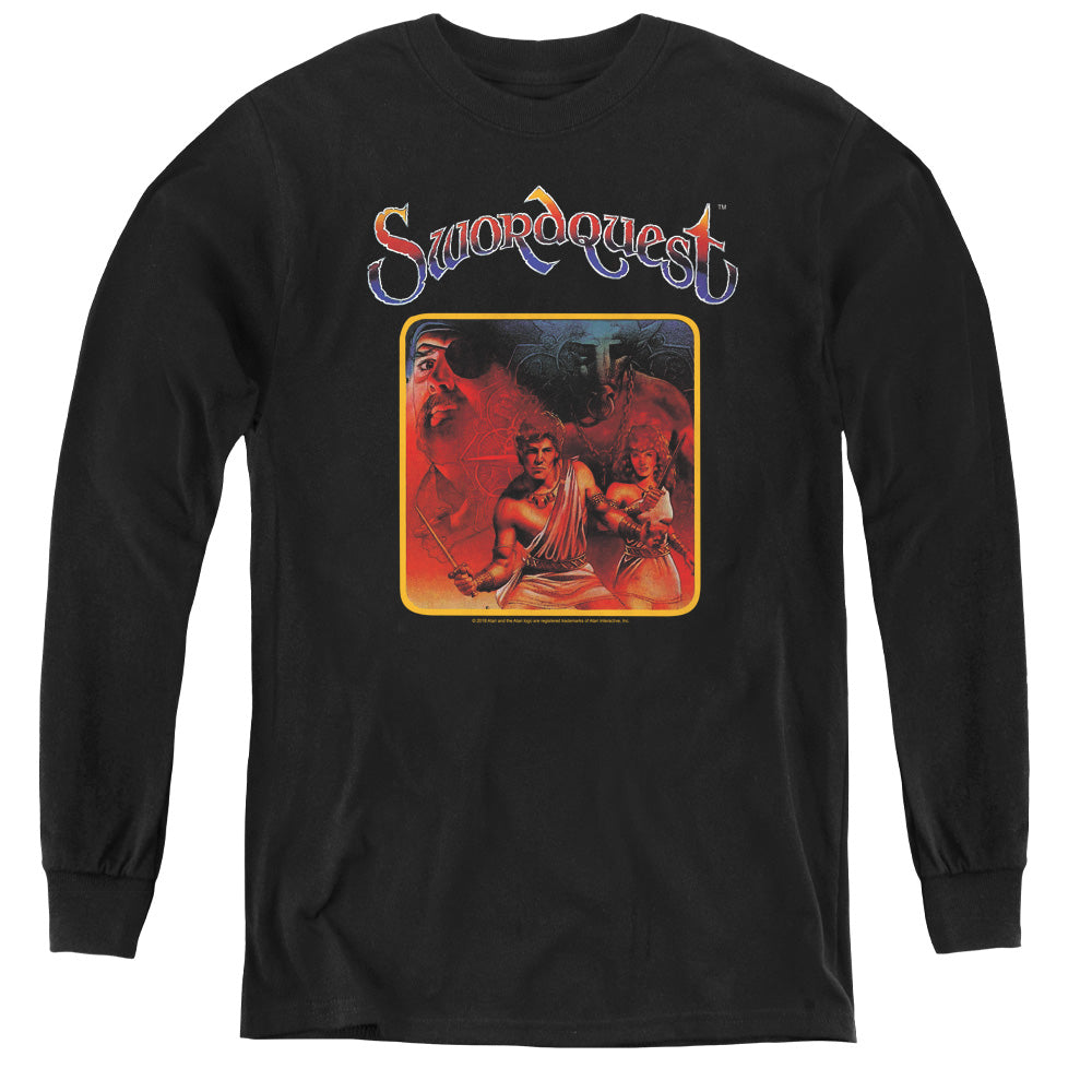 Atari Swordquest Youth Long Sleeve T-Shirt