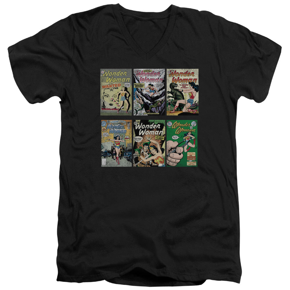 DC Comics Ww Covers V-Neck T-Shirt