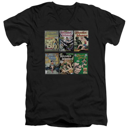 DC Comics Ww Covers V-Neck T-Shirt
