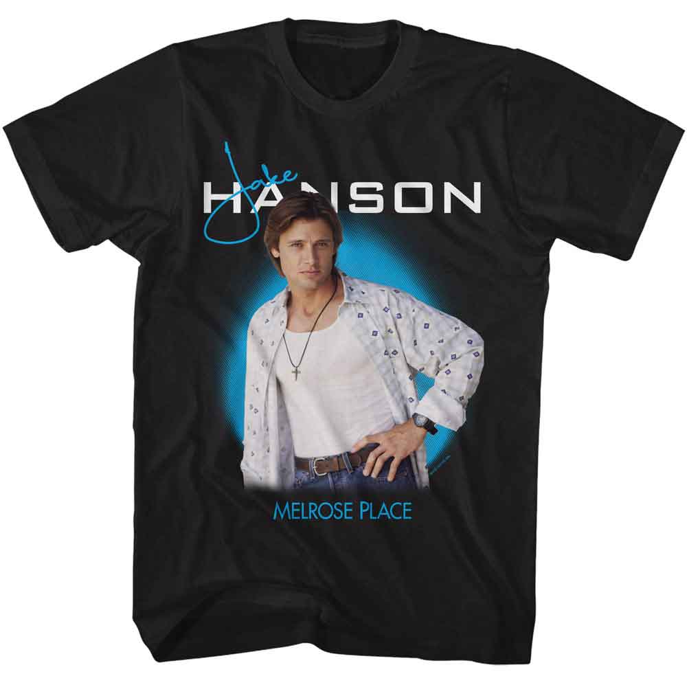 Jake Hanson Melrose Place t-shirt in black