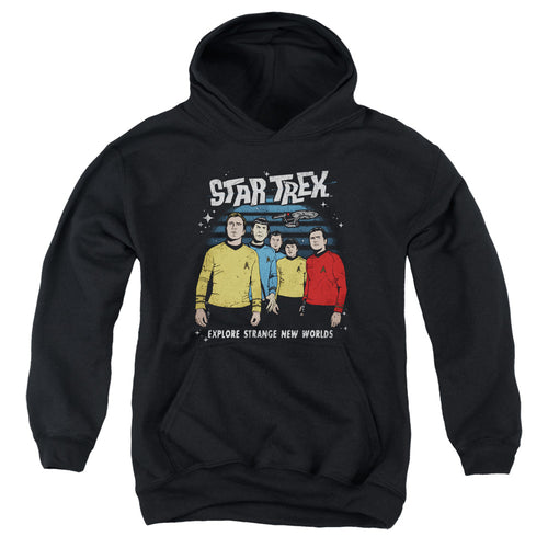 Star Trek Explore Strange New Worlds Youth Hoodie