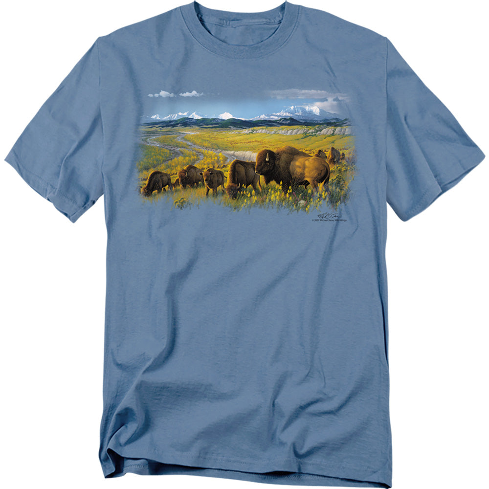 Wild Wings The Passing Herd Bison T-Shirt