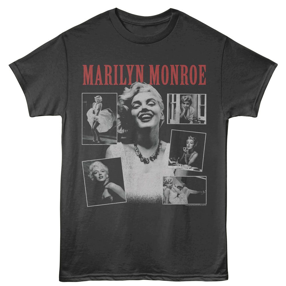 Color Logo Collage Marilyn Monroe t-shirt in smoke gray