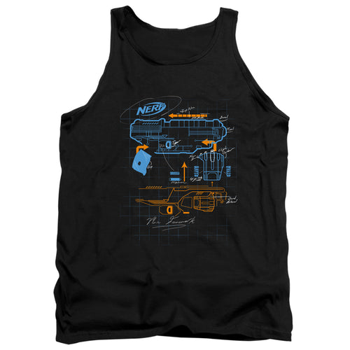 Nerf Blaster Blueprint Tank Top