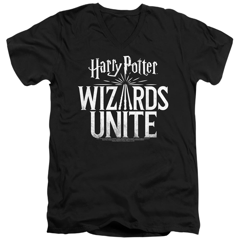 Harry Potter: Wizards Unite Wizards Unite Logo V-Neck T-Shirt