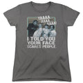 The Three Stooges Your Face Scares People Womens T-Shirt