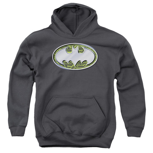 Batman Circuits Logo Youth Hoodie