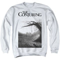 The Conjuring Poster White Crewneck Sweatshirt