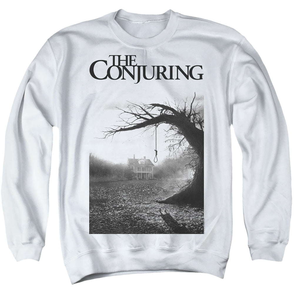 The Conjuring Poster White Crewneck Sweatshirt